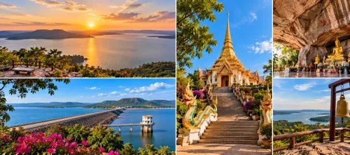 Ubolratana Dam  Wat Phrabat Phu Phan Kham