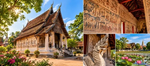 Wat Sa Bua Kaeo, Nong Song Hong Artistic representation